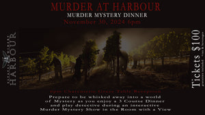 Murder Mystery Dinner November 30, 6 pm